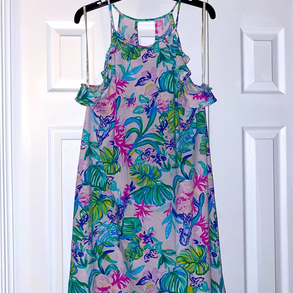 Lilly Pulitzer Dress with ruffle sides